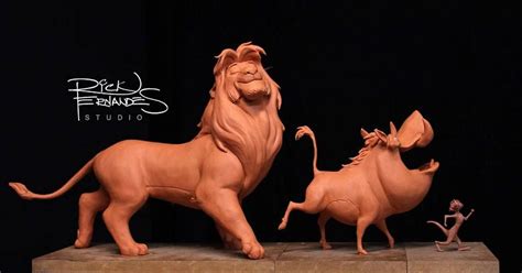 Lion King diorama by Rick Fernandes | Lion sculpture, Diorama, Lion king