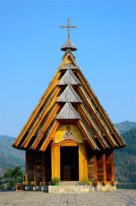 Serbian Church at Drvengrad. | Church architecture, Country church, Old ...