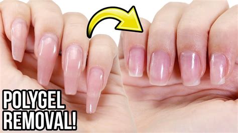 Remove PolyGel Nails: Step By Step How-To Tutorial - YouTube in 2020 ...