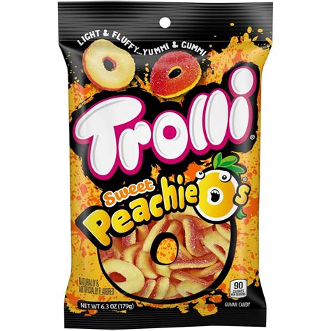 TROLLI PEACHIE-O'S PEG 6.3OZ DRC - Walmart.com - Walmart.com