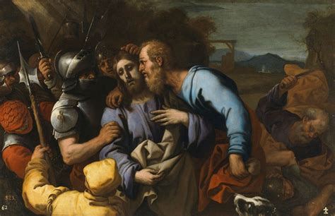 The Judas Kiss Painting | Luca Giordano Oil Paintings