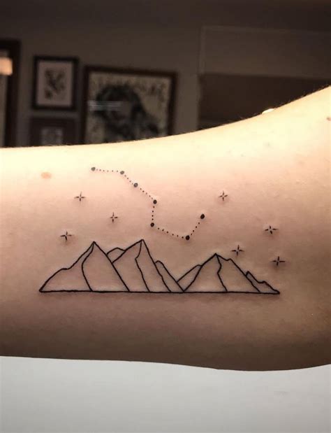 Big Dipper Tattoo: Simplistic and Meaningful