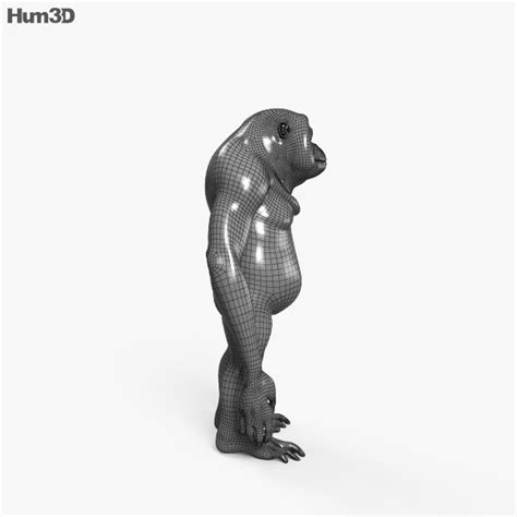 Orangutan HD 3D model - Animals on Hum3D