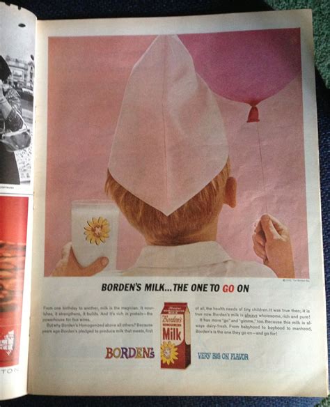 1962 Borden milk ad | Borden, Throwback, Retro