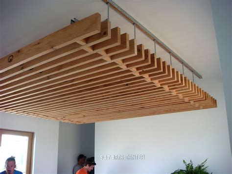 Greensburg 547 Art Center Foyer Trellis | Ceiling design modern, House ...