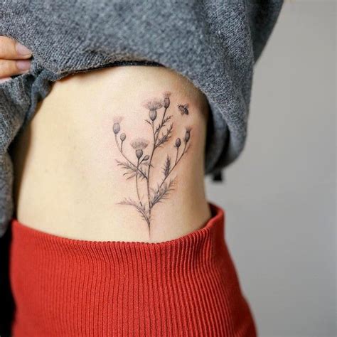 27 Impressive Thistle Tattoo Ideas - TattooBloq | Thistle tattoo ...