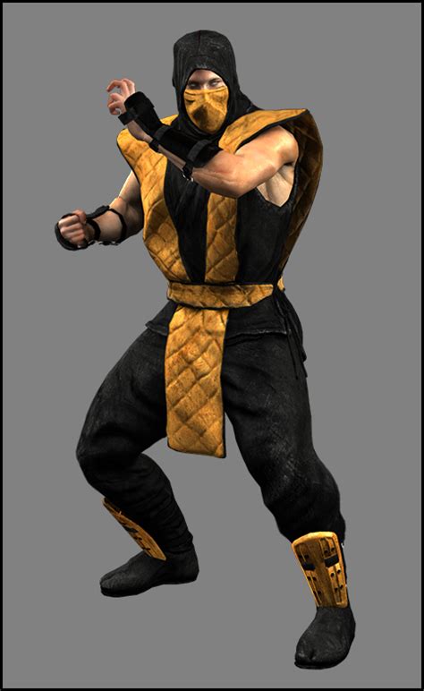 MK1 Scorpion in DLC Pose by gabe687 on DeviantArt