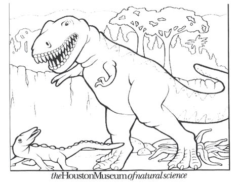 t rex dinosaur coloring page - Clip Art Library