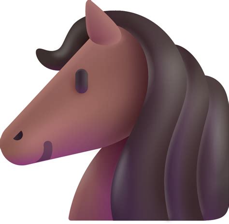 "horse face" Emoji - Download for free – Iconduck