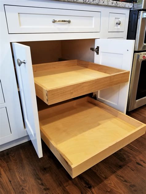 Soft close pull out cabinet drawers | Kitchen pull out drawers, Diy ...