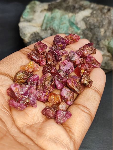 AFRICAN RUBY CRYSTAL Natural Raw Ruby Gemstone | Etsy