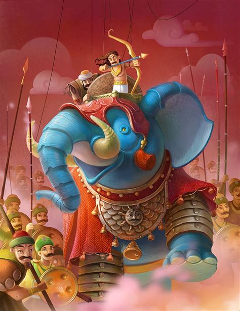 Jataka tales on Behance | Illustration, Different kinds of art ...