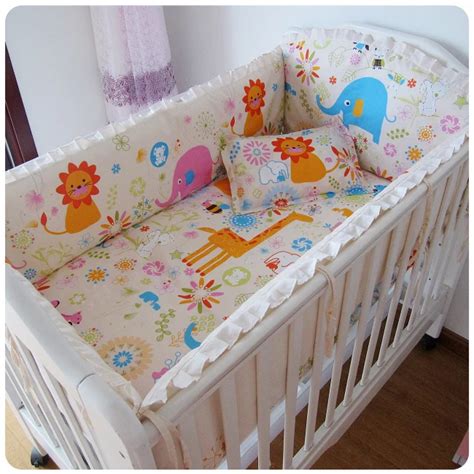 Promotion! 6PCS kids baby Bedding sets toddler bed set Comforter cot ...