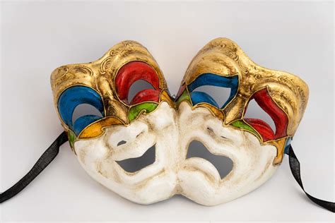 Venetian Wall Hanging Mask - Tragedy & Comedy Mask