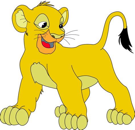 Baby Lion Cartoon Character- Free Vector. | FreeVectors