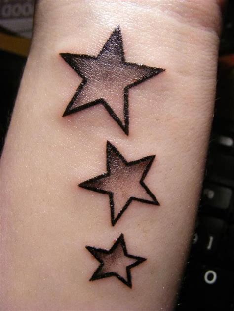 3 Stars #tattoo #stars #body | Star tattoos for men, Star tattoo on ...