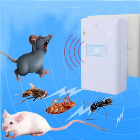 Ultrasonic Electronic Pest Control Rodent Rat Mouse Repeller Mice Mouse ...