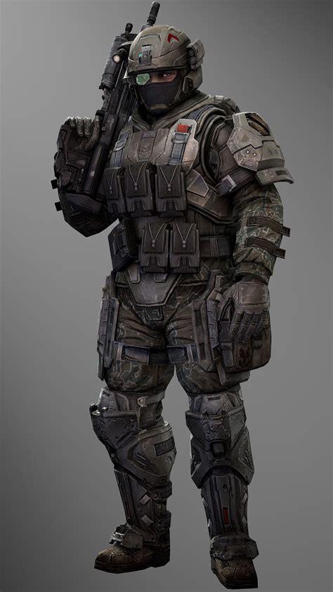 UNSC Sergeant Man by SuperNinjaNub | Halo armor, Combat armor, Armor ...