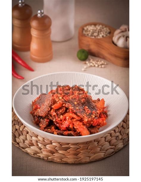 Indonesian Traditional Food Dendeng Made Beef Stock Photo 1925197145 ...