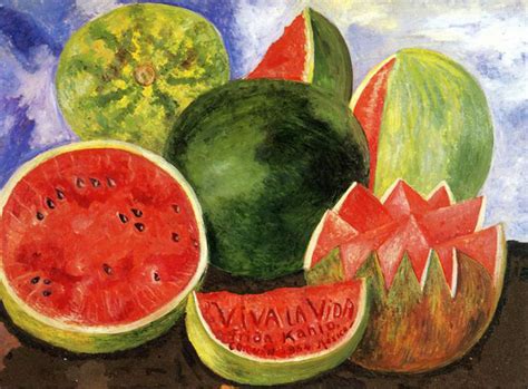 Frida Kahlo - “Viva la vida” (1954, óleo sobre... - El Cuadro del Día