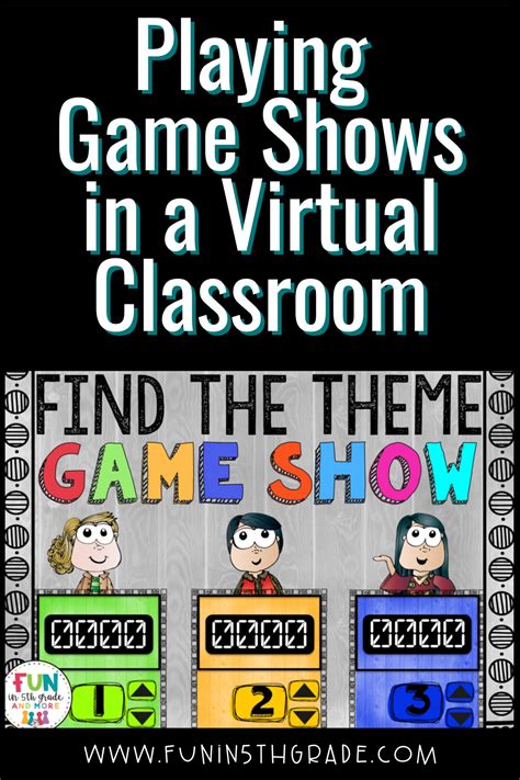 How to Play Classroom Game Shows in a Virtual Setting - Fun in 5th ...