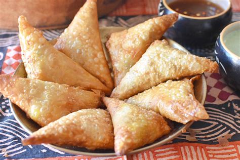 Cape Malay Samosas with Mint-Cilantro Dipping Sauce recipe - Meyer Food ...