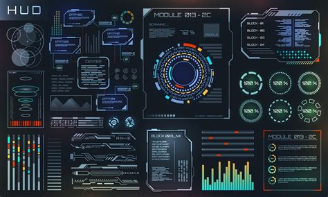 HUD and UI Set Elements, Sci Fi Futuristic User Interface, Tech and ...