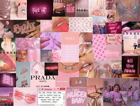 Pink Aesthetic Wallpaper Baddie Laptop - Allyw-Getintoit