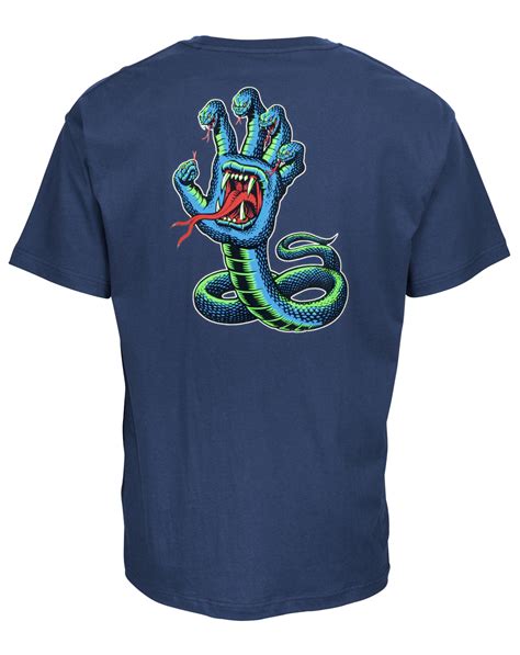 Santa Cruz Hissing Hand Colour Camiseta para Hombre Indigo