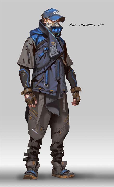 ArtStation - Cyberpunk style suit for myself, Rock D Style Cyberpunk ...