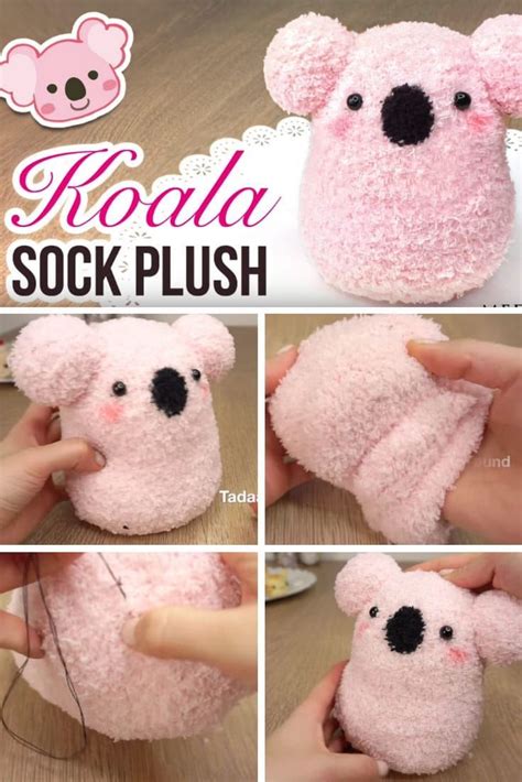 Koala Sock Plush | Diy socks, Beginner sewing projects easy, Sewing ...