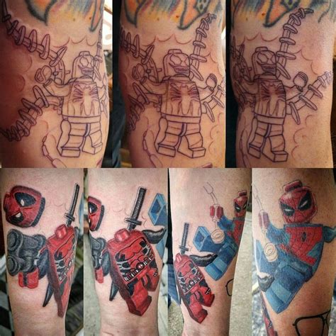 #Lego #deadpool #Spider-Man #tattoos #colorful | Tattoos, Animal tattoo ...