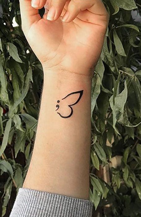 30 Semicolon Tattoo Designs Ideas & Meaning - The Trend Spotter