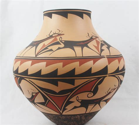 Native American, Zuni Pottery by Acclaimed Artist Anderson Peynetsa ...