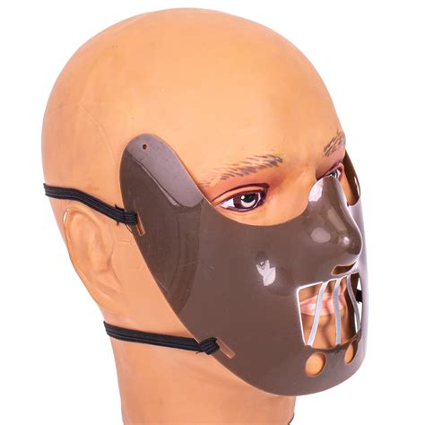 Regent Mad Man Hannibal Lecter Bite Restraint Costume Face Mask, Brown ...