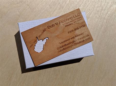 Wood Business Cards Business Cards With Cutout Wood Business Cards With ...