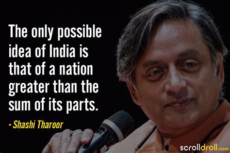 30 Powerful Shashi Tharoor Quotes About The Idea India