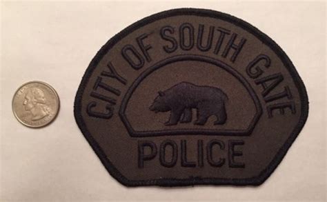 City Of South Gate California Police Department Swat Subdued Patch ...