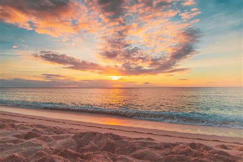 Best Beach Sunset ·, pretty beaches sunsets HD wallpaper | Pxfuel