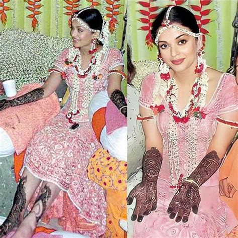 Aishwarya Rai Bachchan for her mehendi ceremony (2007) : r/BollywoodFashion