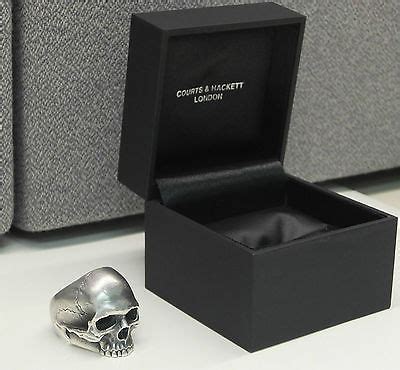 Keith Richards Style Skull Ring by Courts & Hackett of London U.S. Size ...