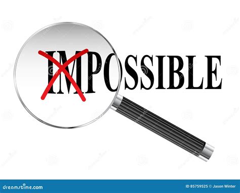 Impossible Magnifying Glass Stock Vector - Illustration of magnified ...