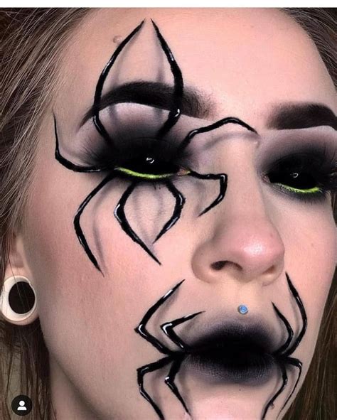 20+ Creepy Spider Makeup for Halloween 2020 | Cool halloween makeup ...