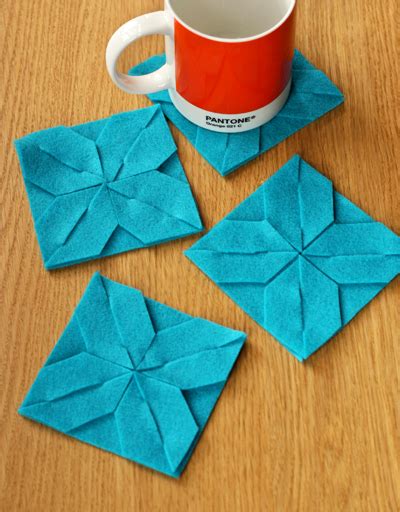 Modular felt coaster tutorial | How About Orange