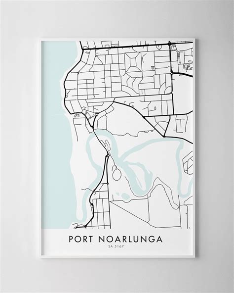 Adelaide – Port Noarlunga Map Print - Chelsea Chelsea