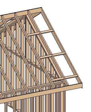 overhang on gable ends in Timber Framing/Log construction Shed Plans ...