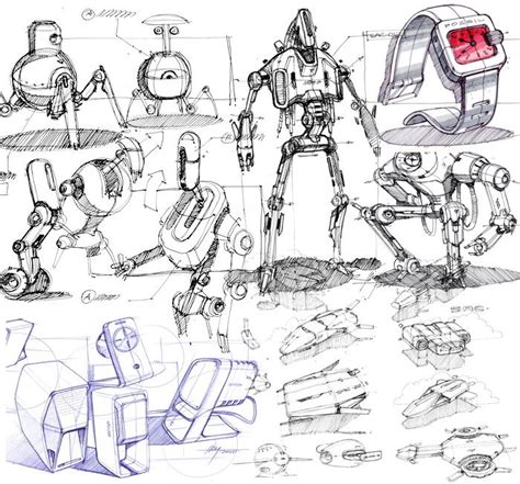 Found on the interweb | Robot design sketch, Industrial design sketch ...