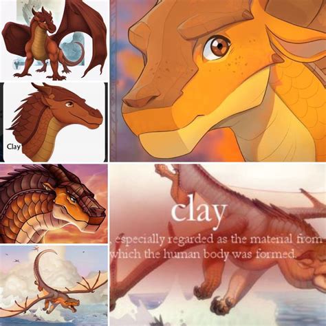 WOF Clay Fanart | Wings of fire dragons, Wings of fire, Fire art