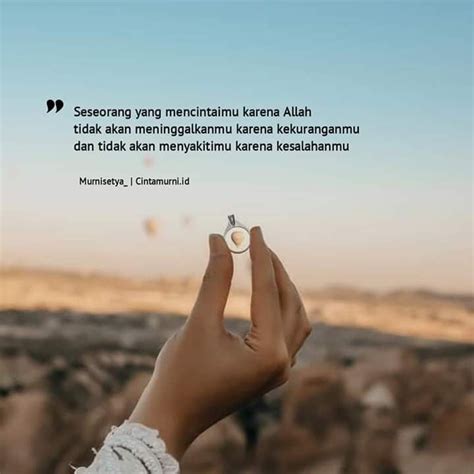 Cinta kerana Allah | Islamic quotes, Kata-kata, Kutipan indonesia