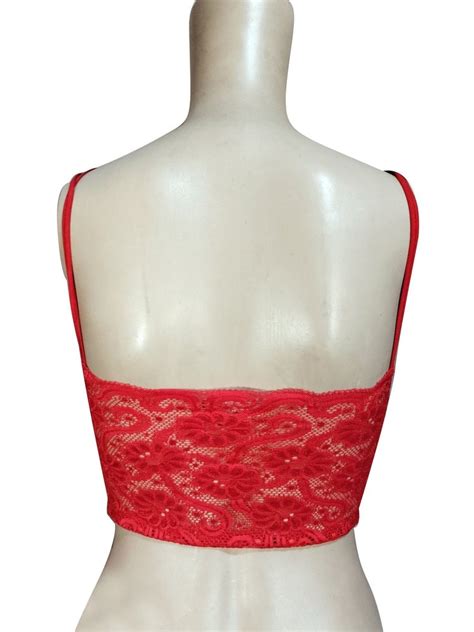 Red Push Up Cotton Bra, Size: 30B, Embroidered at Rs 70/piece in New ...